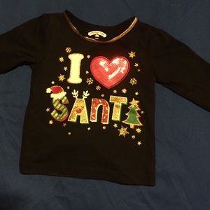 Baby Girls Long Sleeved Christmas Shirt 🎄☃️🎄